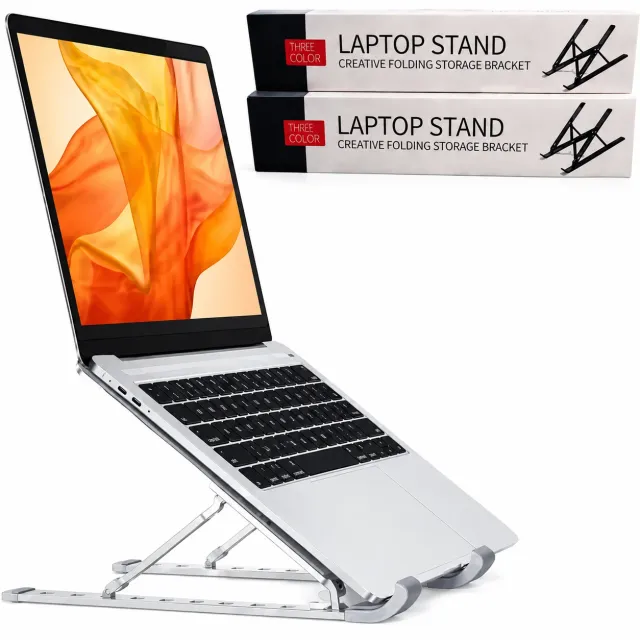 Foldable Laptop Stand Adjustable Portable ABS Plastic