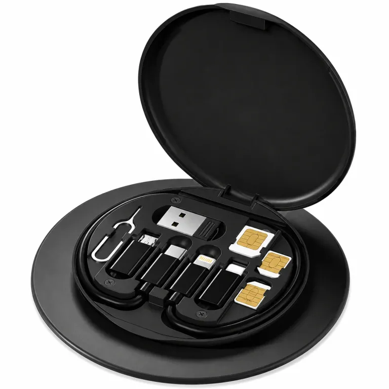 Fast Charging Adapter Kit 5in1 + SIM Tool Storage Case