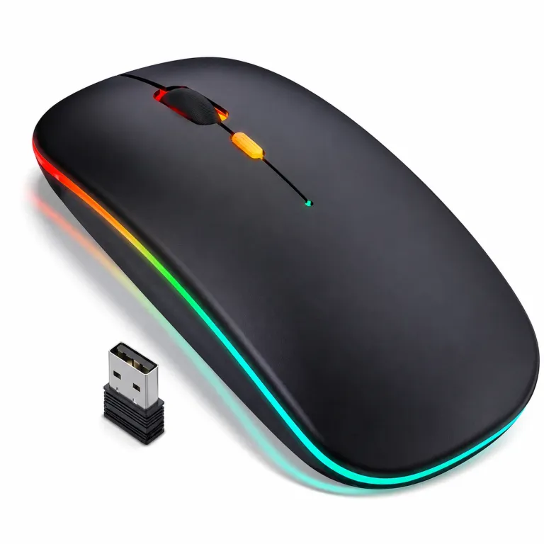 HP Wireless RGB Mouse Bluetooth Rechargeable Black