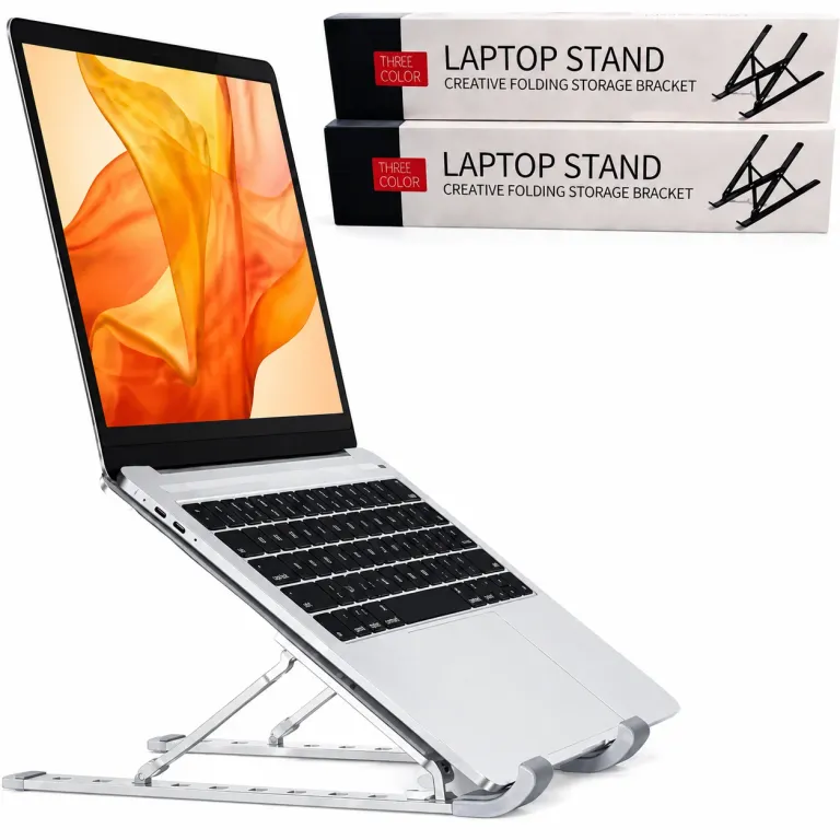 Foldable Laptop Stand Adjustable Portable ABS Plastic